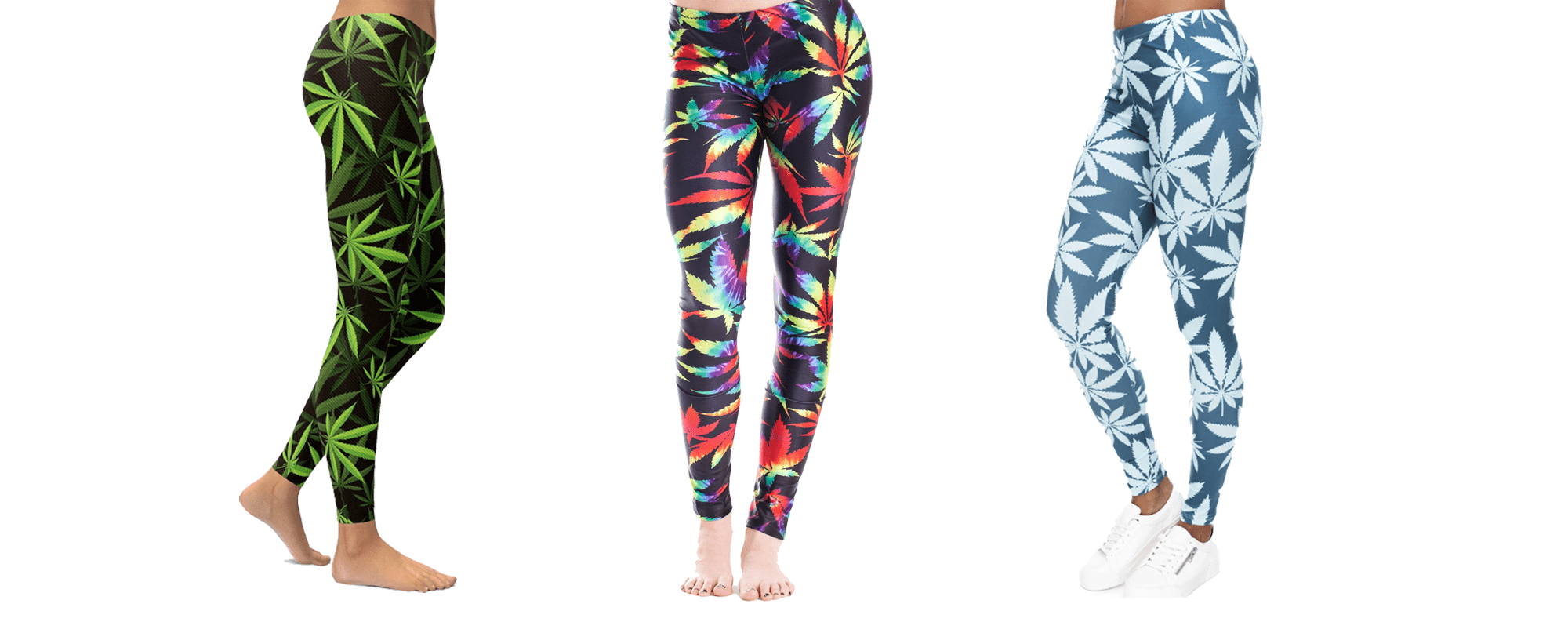 7 Odd But Cute Weed Leaf Leggings Designs Cannabis Yoga Pants, Fashion, Marijuana Leggings, Style, Weed Leggings - plusminusco.com