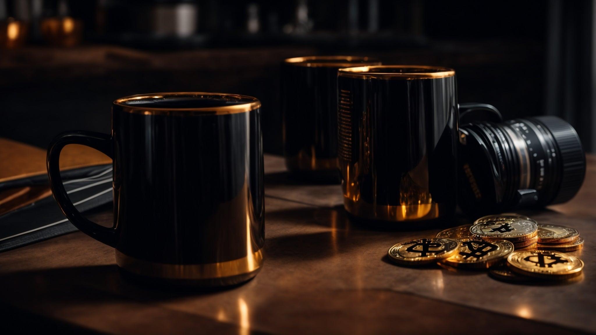 Embrace the Crypto Lifestyle with Bitcoin Black Mugs and Trendy Merchandise - plusminusco.com