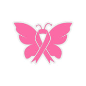 I wear pink for my mom cancer awareness Kiss-Cut Stickers