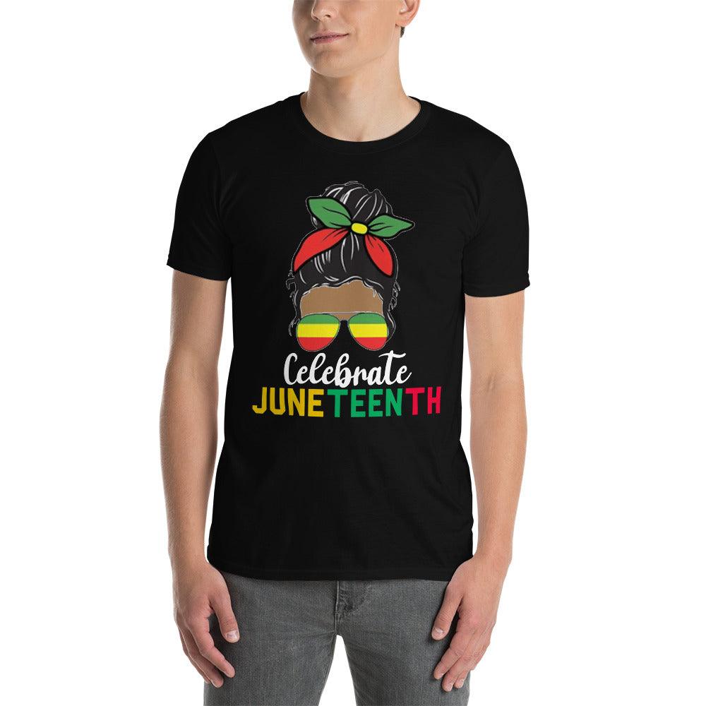 celeberate junteenth pride afro american, t-shirt - plusminusco.com