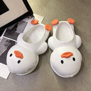 Internet Celebrity Cheering Duck Inspired Trendy Comfortable Slip-on Sandals Cute Animal Design Slides - plusminusco.com