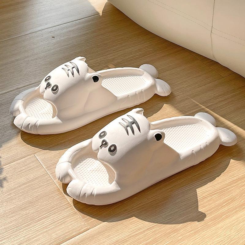 Internet Celebrity Cheering Duck Inspired Trendy Comfortable Slip-on Sandals Cute Animal Design Slides - plusminusco.com