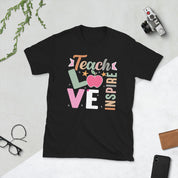 Teach love insprie  its a beautiful day for learning Unisex Tee - plusminusco.com