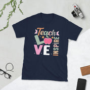 Teach love insprie  its a beautiful day for learning Unisex Tee - plusminusco.com