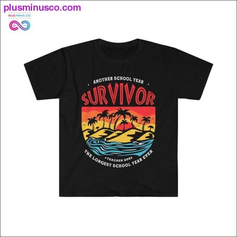 Another School Year Survivor Teachers Funny T-shirt (Dark - plusminusco.com