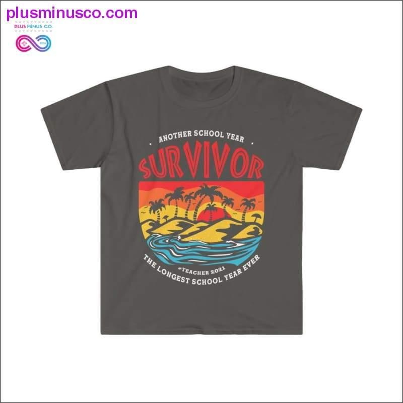 Another School Year Survivor Teachers Funny T-shirt (Dark - plusminusco.com