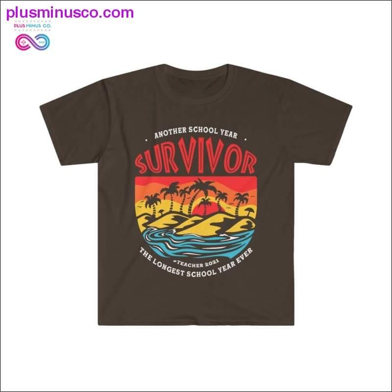 Another School Year Survivor Teachers Funny T-shirt (Dark - plusminusco.com