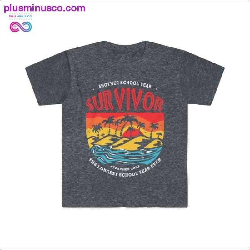 Another School Year Survivor Teachers Funny T-shirt (Dark - plusminusco.com