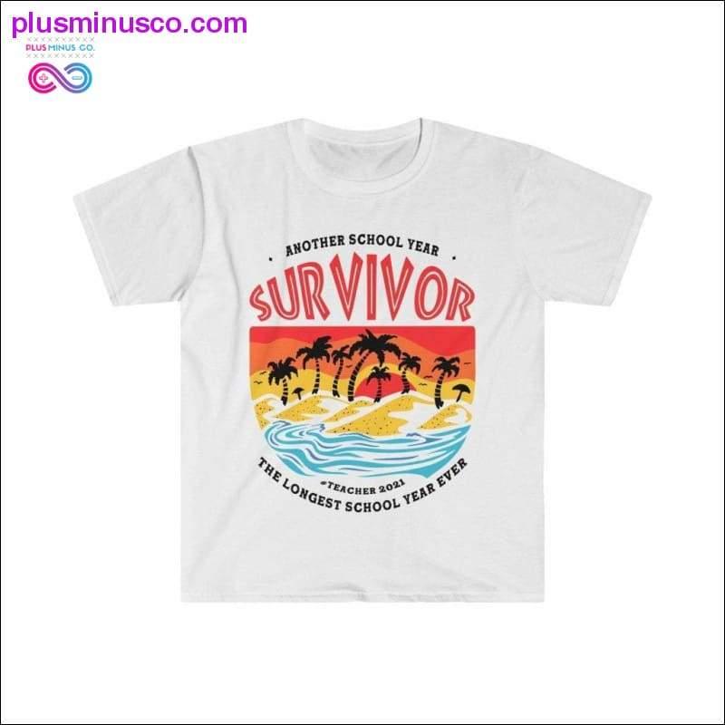 Another School Year Survivor Teachers Funny T-shirt (Light - plusminusco.com