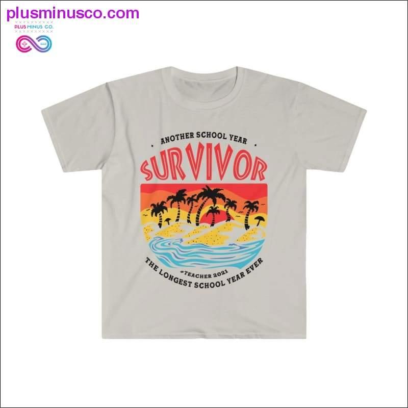 Another School Year Survivor Teachers Funny T-shirt (Light - plusminusco.com