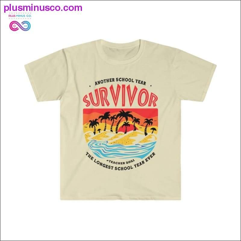 Another School Year Survivor Teachers Funny T-shirt (Light - plusminusco.com