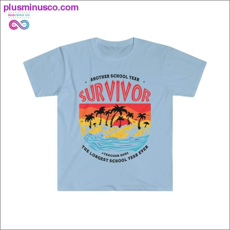 Another School Year Survivor Teachers Funny T-shirt (Light - plusminusco.com