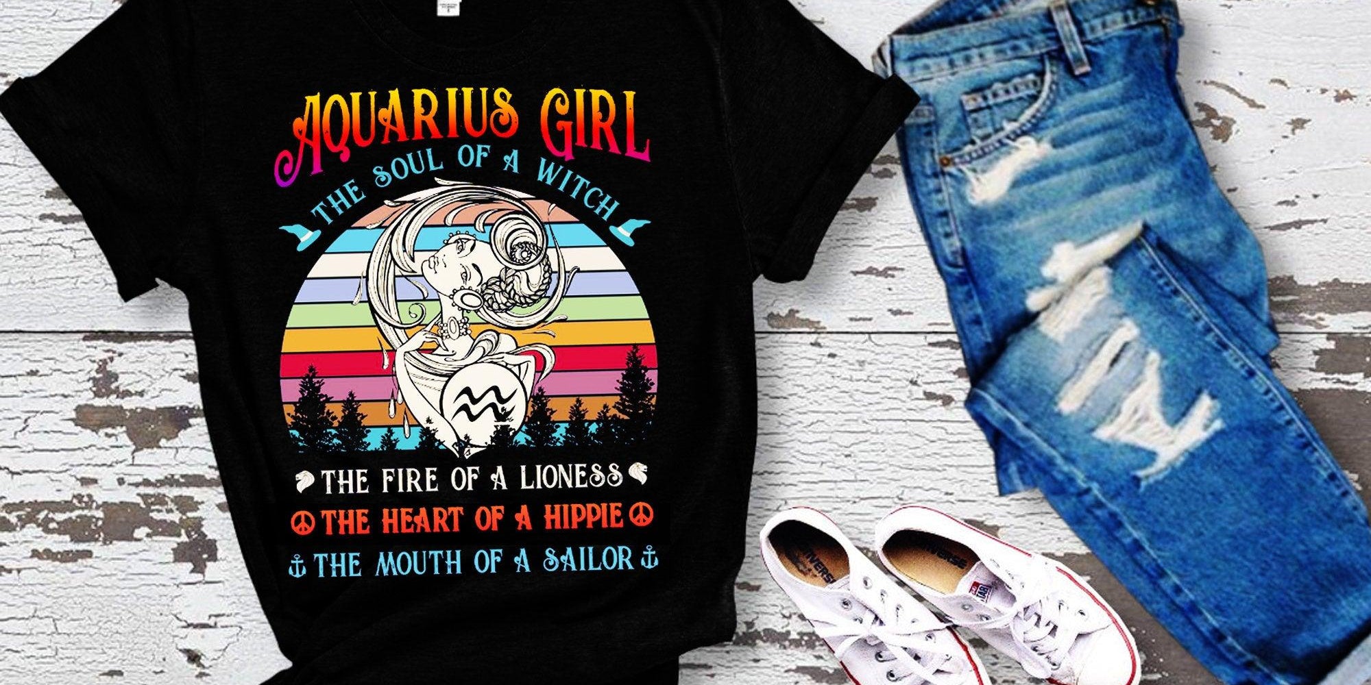 Aquarius Girl The Soul Of A Witch Awesome T-Shirts, the fire of lioness, the heart of hippie, mouth of a sailor Aquarius Girl, Aquarius quality, aquarius water sign, Aquarius Zodiac, December born, February born, January born, mouth of a sailor, the fire of lioness, the heart of hippie, The Soul Of A, Witch Awesome, Zodiac Aquarius - plusminusco.com