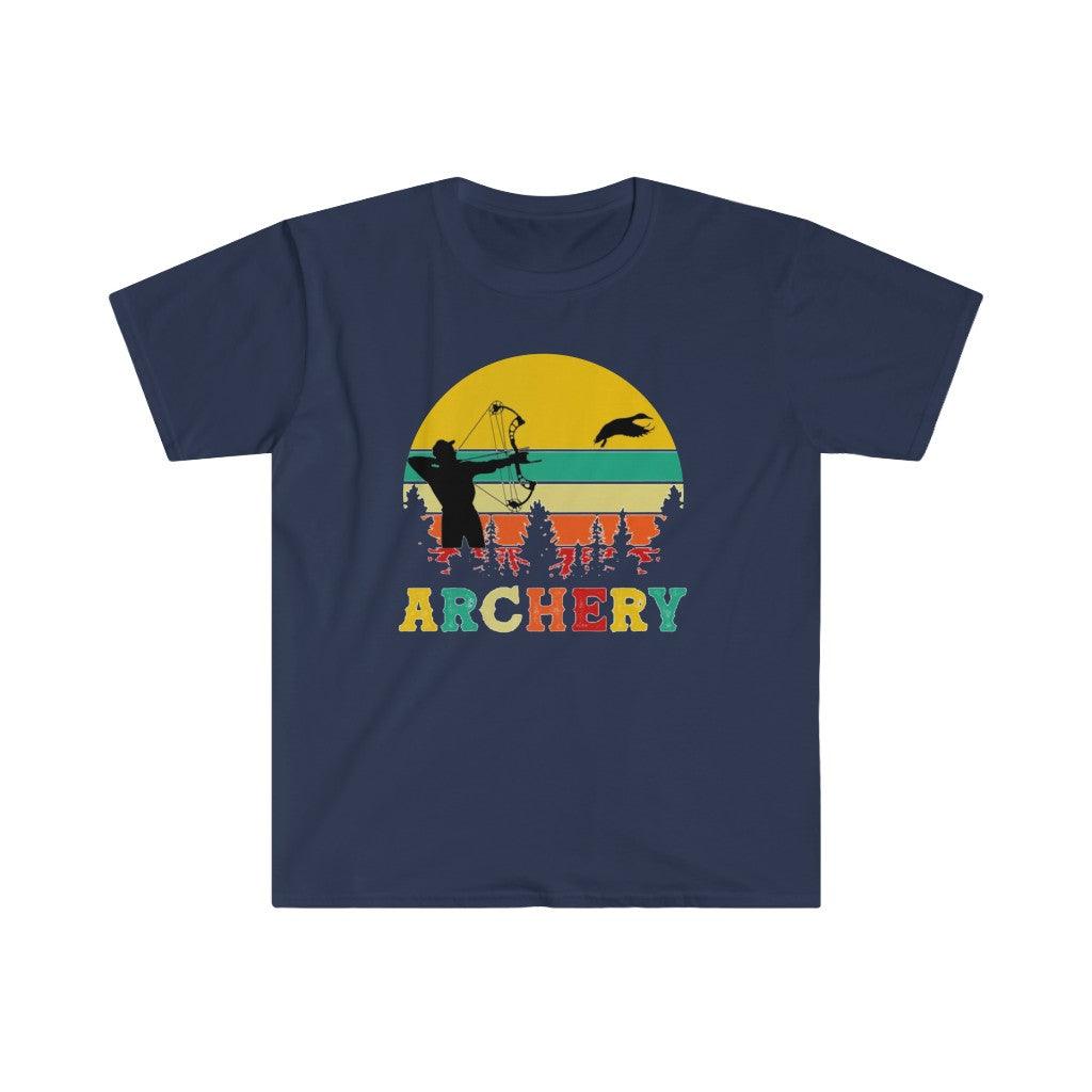 Archery | Retro Sunset T-Shirts, Archery Gifts, Archery retro Shirt, Archer Love T shirt, Archery T Shirt, Archery Gift - plusminusco.com