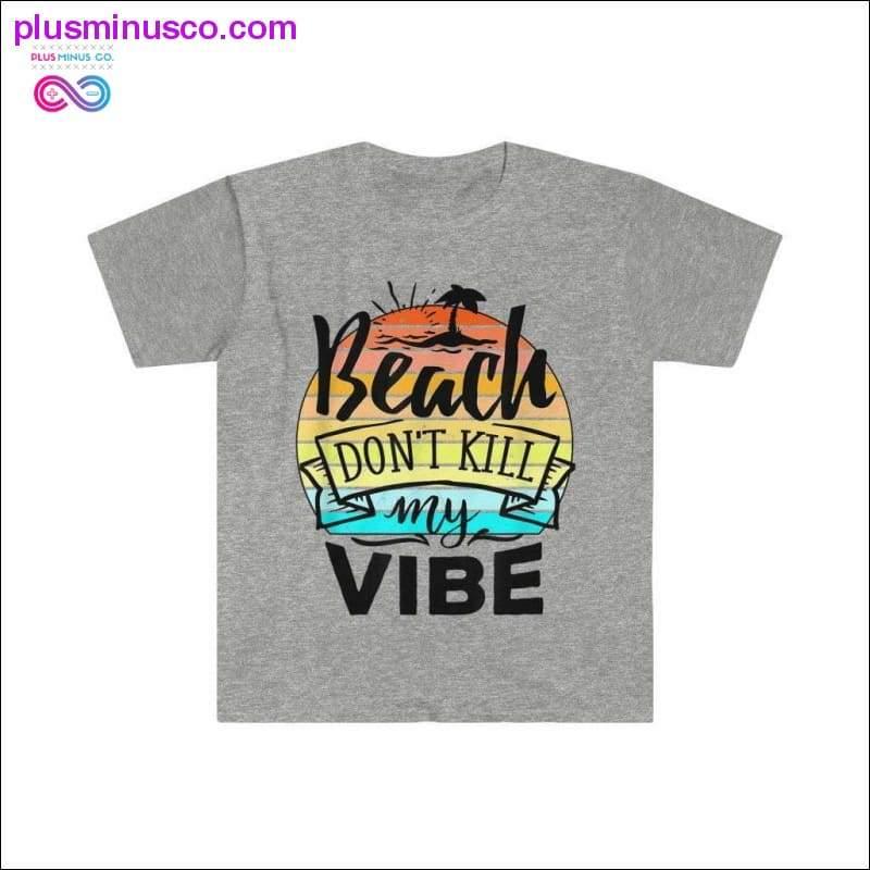 Beach Dont Kill My Vibe Retro Sunset Funny Summer T-Shirt - plusminusco.com