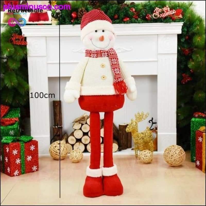 Big Size Retractable Christmas Dolls (Santa Claus Snowman at Plus Minus Co.