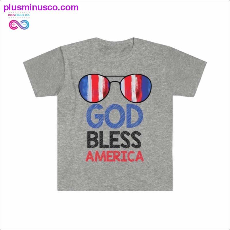 God Bless America Sunglasses Designed T-shirt - plusminusco.com