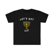 Hanukkah Gift, I Last 8 Days / Let's Get Lit T-Shirts || Chanukah Gift ideas || Chanukah 2022,Jewish Sayings Tee, Jewish High Holiday - plusminusco.com