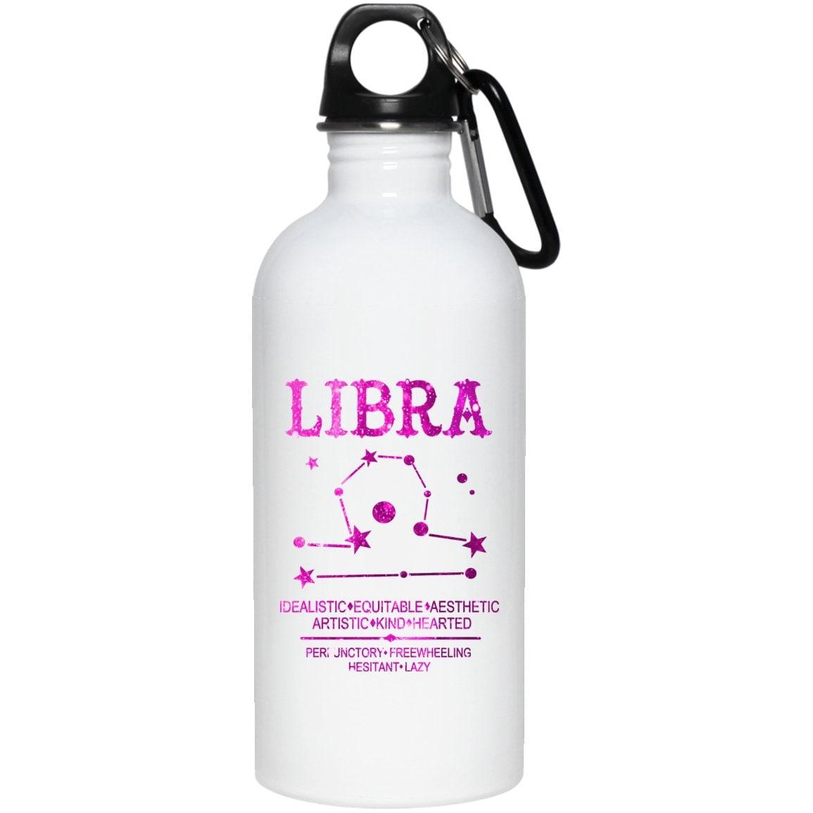 The Power Of A Libra Woman With A Nursing Degree, Libra Nurse Birthday Gift T-Shirt Active Libra 20 oz. Stainless Steel Water Bottle A Libra Woman, gifts for libra, Libra art, libra constellation, Libra nurse gift, Libra water bottle, Nursing Degree White, painted water bottle, Power Of A Libra, stainless steel, star sign libra, summer water bottle, water bottle - plusminusco.com