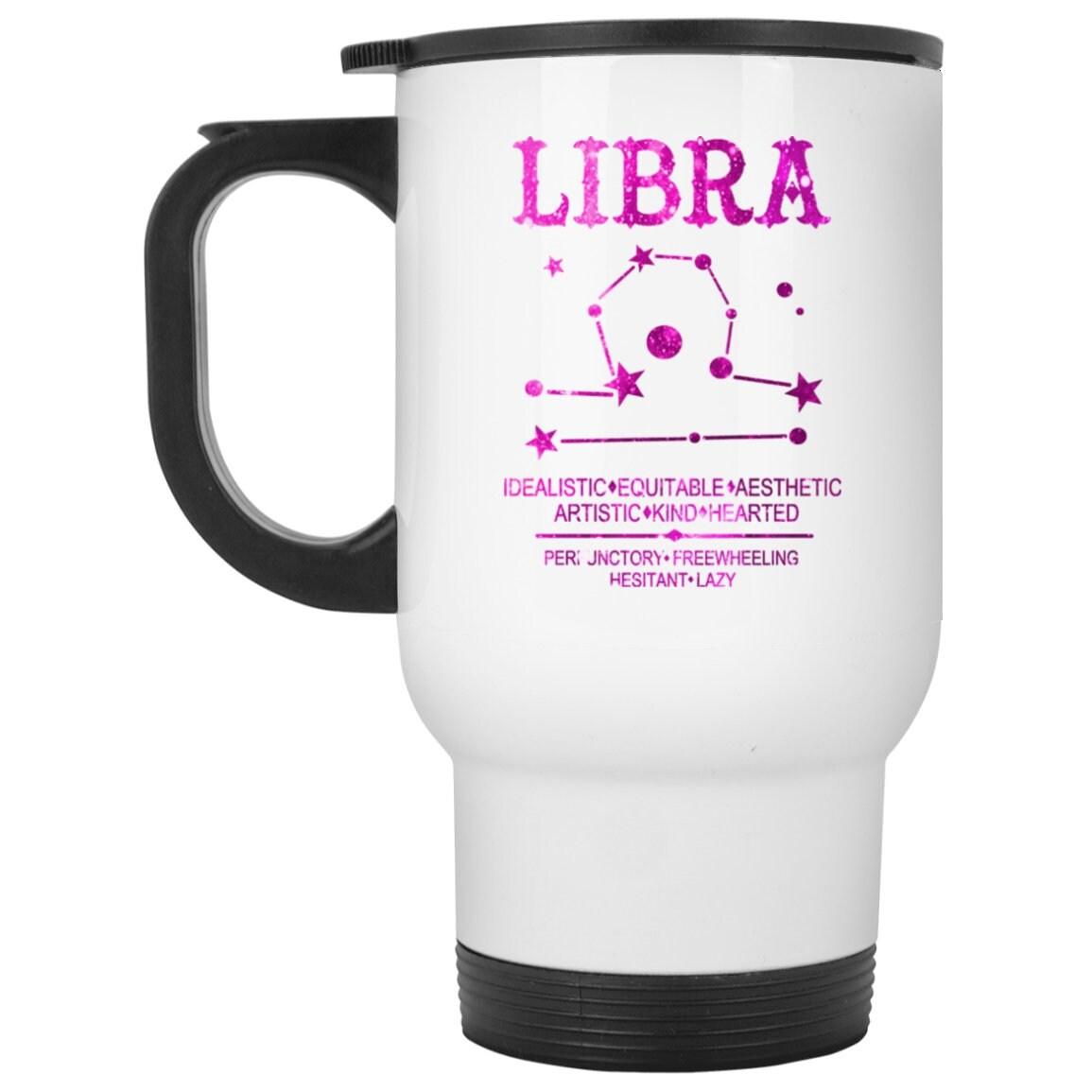 Libra White Travel Mug, Libra constellation mug, explore it A Libra Woman, gifts for libra, Libra art, Libra Beer mug, Libra Beer Stein, libra constellation, Libra gift, libra insulated mug, Libra nurse gift, Libra water bottle, Nursing Degree White, Power Of A Libra, star sign libra - plusminusco.com