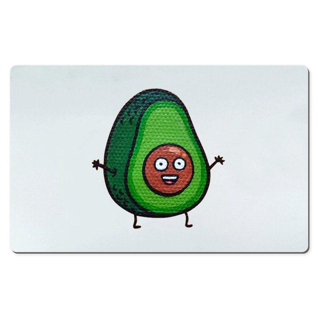 Desk Mats with green Avacodo, Custom Desk Pad, Multiple Sizes, Mouse Pads for Desk, Anti-slip waterproof desk mat, mousepad avacado desk mat, avocado gift, avocado gifts, avocado love, avocado lover, avocado lover gift, desk mat custom size, desk mat for mouse, desk mat for women, desk mats green, funny desk mat, i love avocados, yellow background - plusminusco.com