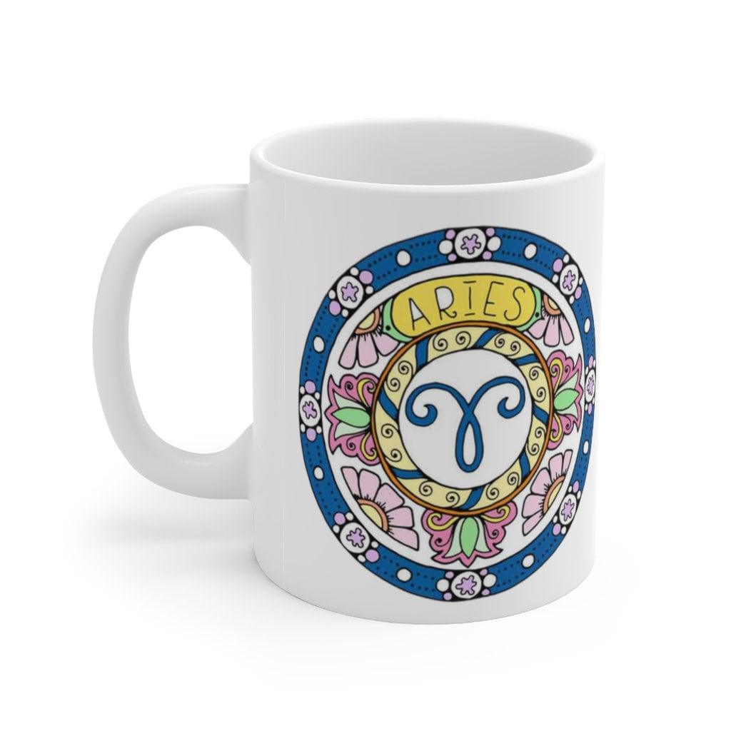 Aries Zodiac Mug, Aries Mug, March 20 to April 19 born Zodiac Gift, Zodiac Sign, Horoscope Gift, Astrology Gift, Mug || Aries birthday april birthday, aries, aries birthday gift, aries gift, aries gifts, aries horoscope, aries zodiac, aries zodiac sign, astrology mug, gifts for aries, march birthday, zodiac mug, zodiac sign mug - plusminusco.com