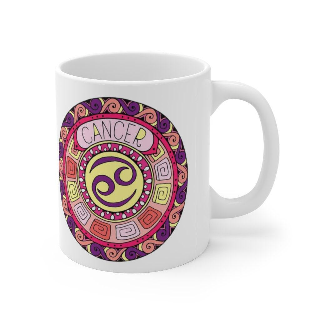 Cancer Zodiac Mug, Cancer Mug, June 21 to July 22 born Zodiac Gift, Zodiac Sign, Horoscope Gift, Astrology Gift, Mug || Cancer birthday astrology gift, astrology mug, cancer birthday, cancer birthday gift, cancer constellation, cancer sign, cancer zodiac, cancer zodiac sign, horoscope gift, july birthday gifts, witchy mug, zodiac mug, zodiac sign mug - plusminusco.com