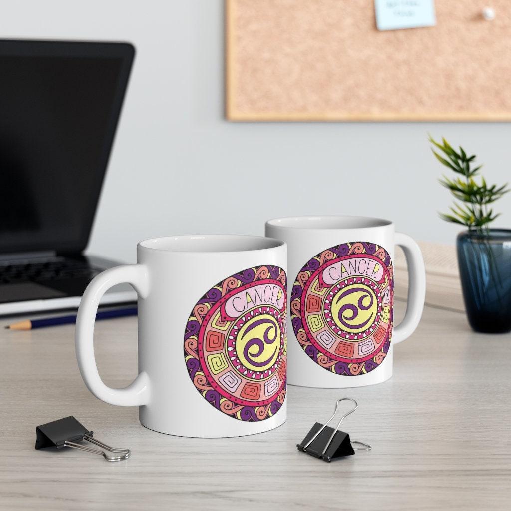 Cancer Zodiac Mug, Cancer Mug, June 21 to July 22 born Zodiac Gift, Zodiac Sign, Horoscope Gift, Astrology Gift, Mug || Cancer birthday astrology gift, astrology mug, cancer birthday, cancer birthday gift, cancer constellation, cancer sign, cancer zodiac, cancer zodiac sign, horoscope gift, july birthday gifts, witchy mug, zodiac mug, zodiac sign mug - plusminusco.com