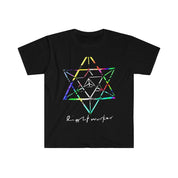 Lightworker Merkaba Sacred Geometry Abstract T-Shirts, Divine Triangle, Crystal Merkaba, Star, 7 Chakra, Sacred Geometry, Health - plusminusco.com