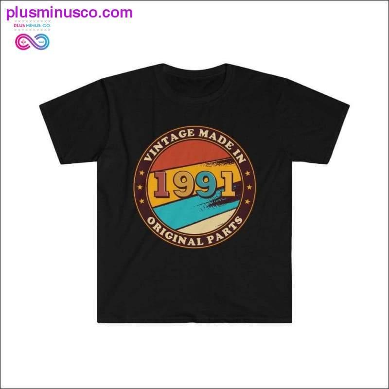 Made in 1991 Vintage Birthday designed T-Shirt - plusminusco.com