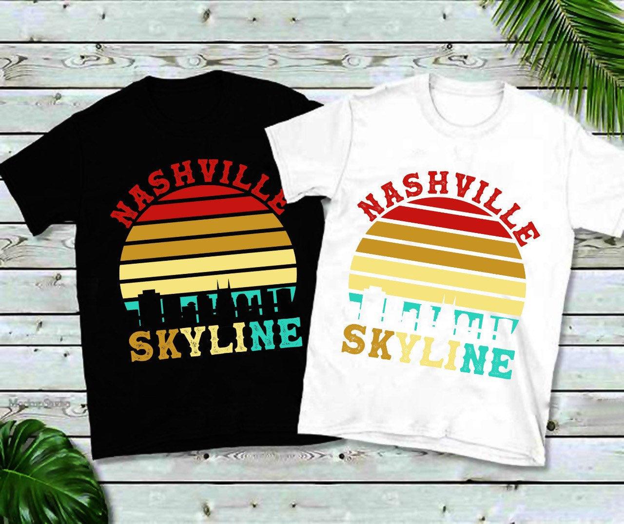 Nashville Skyline | Retro Sunset , Nashville Shirt, Tennessee Shirt, Nashville Tennessee, Nashville Shirts, Nashville Tee, Nashville Gift Cityscape, Downtown, Nashville Gift, Nashville Shirt, Nashville Shirts, Nashville Tee, Nashville Tennessee, Nashville Tshirt, Skyline, Skyline Art Gift, Tennessee, Tennessee Shirt, Tennessee Shirts - plusminusco.com