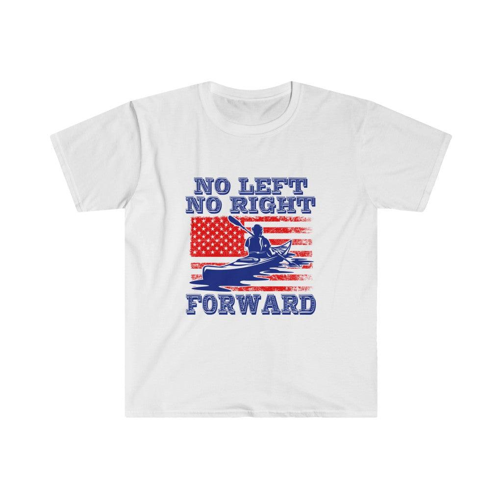 No Left No Right Forward | American Flag T-Shirts, Anti politics, pro progress , Not left, not right, Forward Tee - plusminusco.com