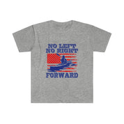 No Left No Right Forward | American Flag T-Shirts, Anti politics, pro progress , Not left, not right, Forward Tee - plusminusco.com