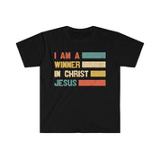 Religious T-Shirts, I Am a Winner Tee, In Christ Shirts, Jesus Love Shirt, Pray Love T Shirt, Spiritual Shirt, Gift for Religious - plusminusco.com