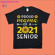 Senior 2021 Mom Proud Mama Class of 2021 T-Shirts - plusminusco.com