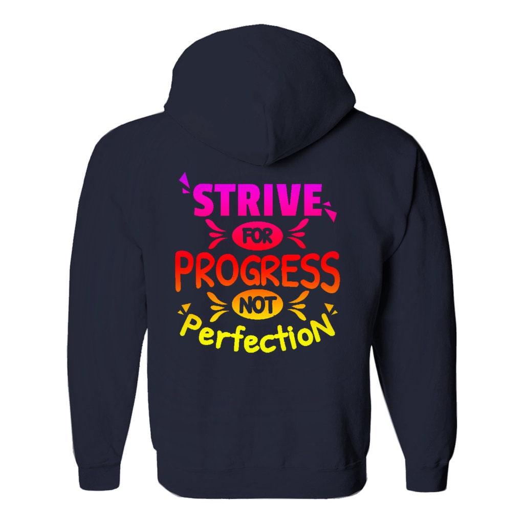 Pullover), Motivational Tshirt, Gym Shirt,Gym Motivation,Motivation Shirt, Motivation Be Kind, Be The Light, Choose Peace, Cute Womens Shirt, Motivation, not perfection, Positive Quotes, Positive Vibes, Rainbow Shirt, Slogan Tee, Strive for progress, Women Graphic Tee, Yoga Shirt - plusminusco.com