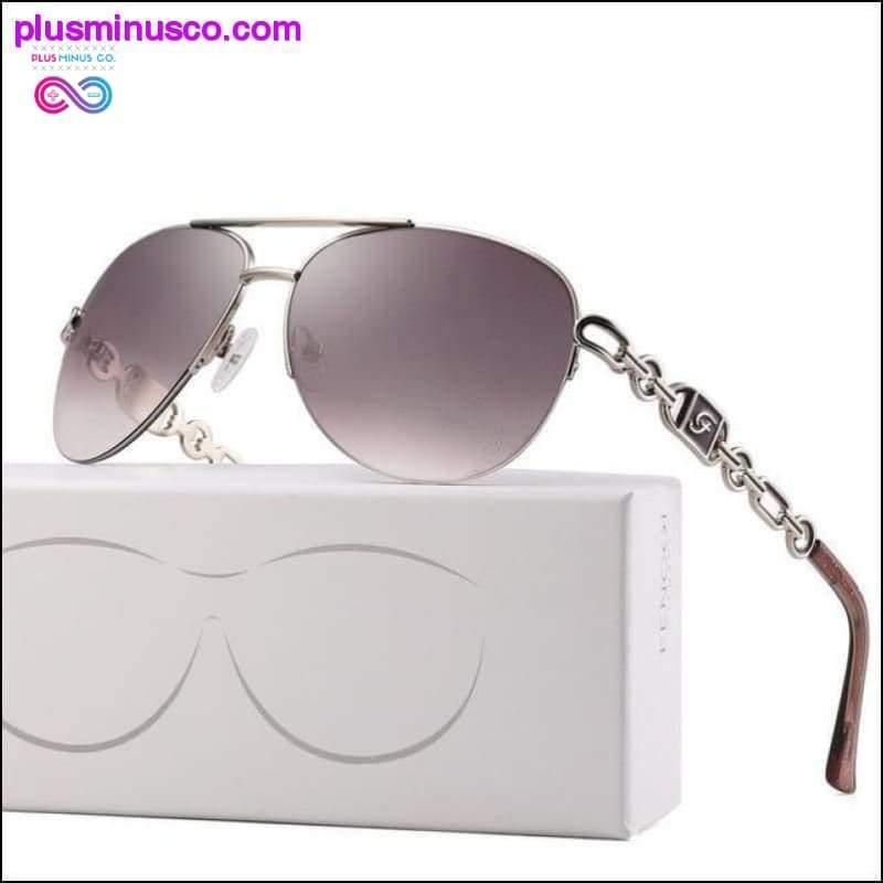 Sunglasses women Polarized uv 400 oculos Pink Pilot Mirror - plusminusco.com