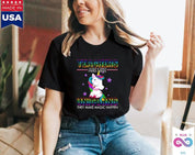 Teachers Like Unicorns Make Magic Happen T-Shirts, teacher birthday gift, back to school, teacher personalized gifts - plusminusco.com