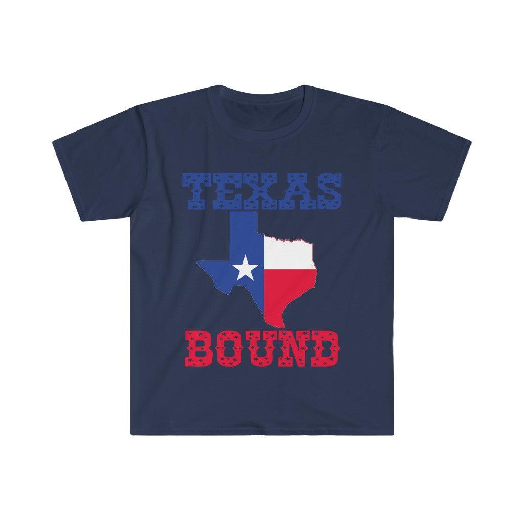 Texas Bound | Texas Map T-Shirts, Moving to Texas , Welcome to Texas Gift, Texas Bound, New in Texas, Moving to DFW, Houston, Austin - plusminusco.com