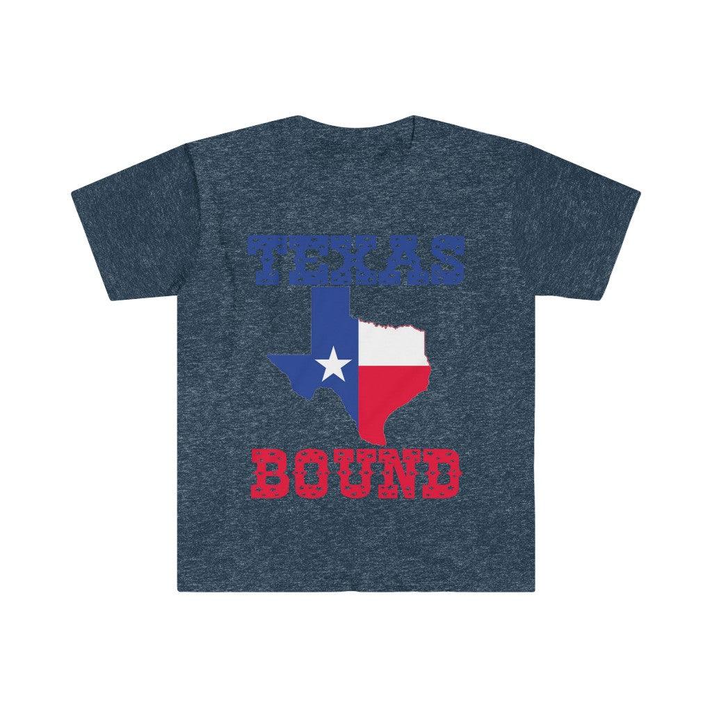 Texas Bound | Texas Map T-Shirts, Moving to Texas , Welcome to Texas Gift, Texas Bound, New in Texas, Moving to DFW, Houston, Austin - plusminusco.com