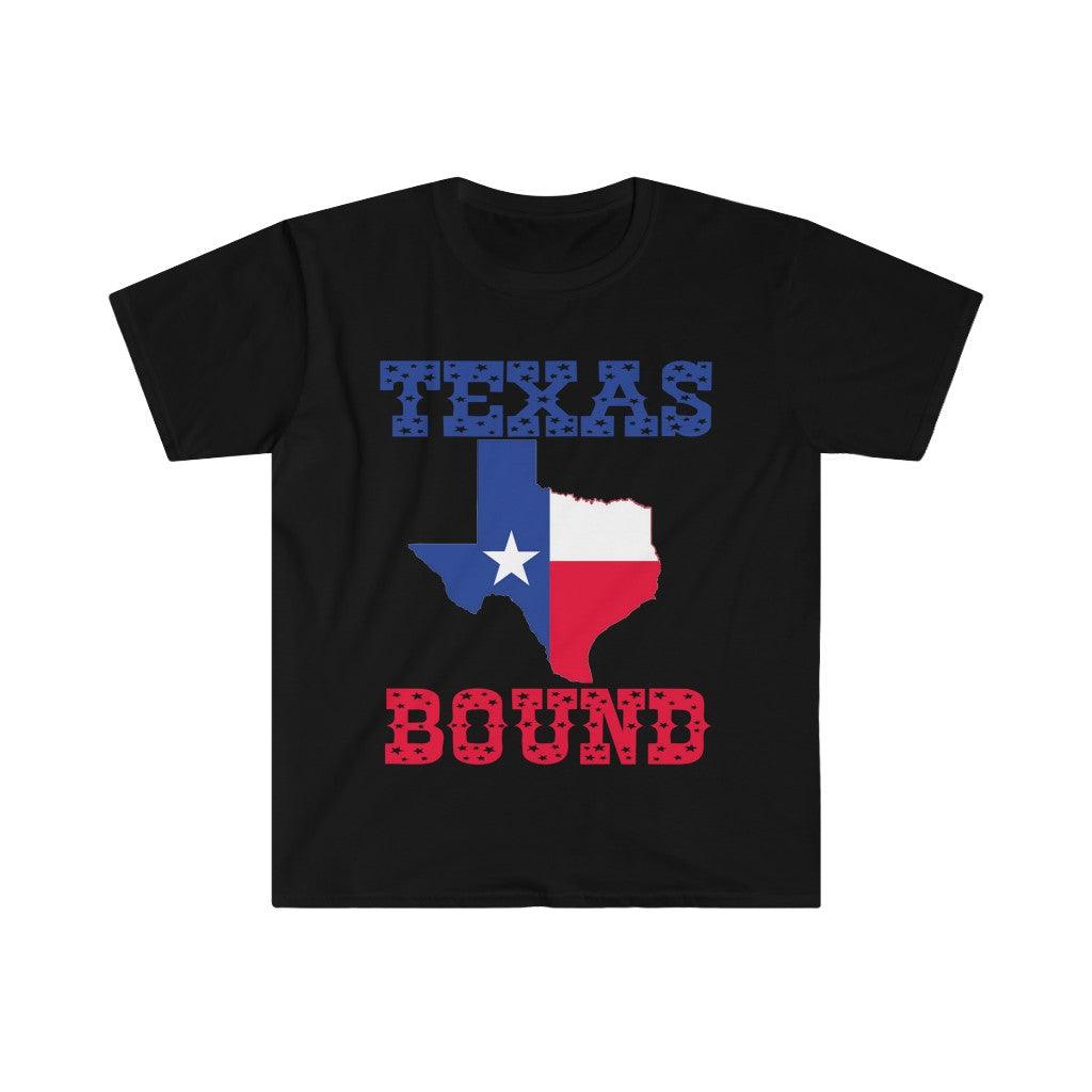 Texas Bound | Texas Map T-Shirts, Moving to Texas , Welcome to Texas Gift, Texas Bound, New in Texas, Moving to DFW, Houston, Austin - plusminusco.com