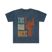 This Dad Rocks Rock N Roll Metal T-Shirts, Rock n Roll Shirt, Metal T-Shirt Gift for Father, Fathers Day Gift, Gift For Him, Dad Shirt - plusminusco.com