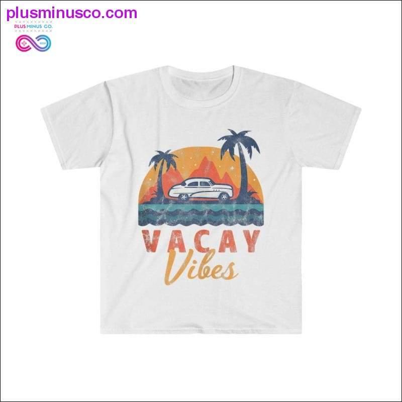 Vacay Vibes Summer Retro-inspired Design T-shirt - plusminusco.com