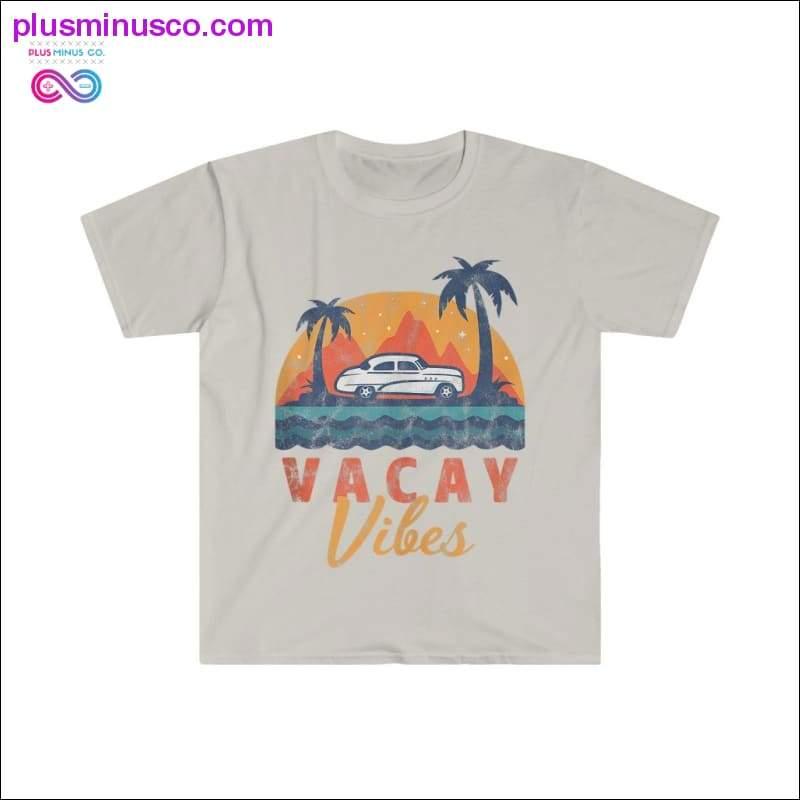 Vacay Vibes Summer Retro-inspired Design T-shirt - plusminusco.com