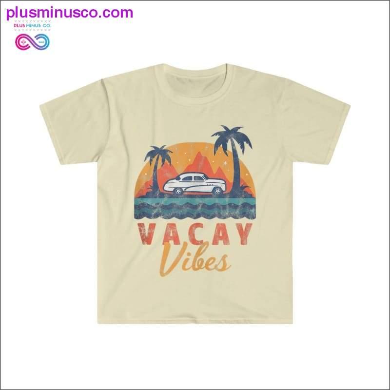 Vacay Vibes Summer Retro-inspired Design T-shirt - plusminusco.com